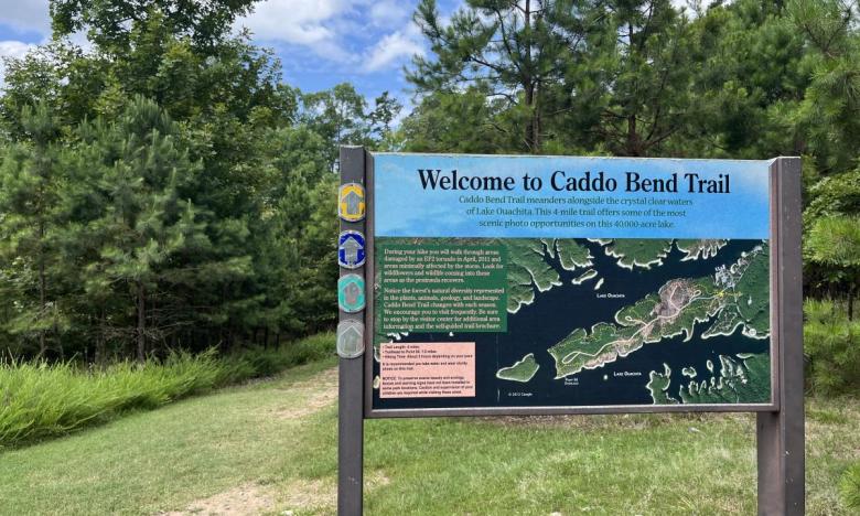 The Caddo Bend Trail. 